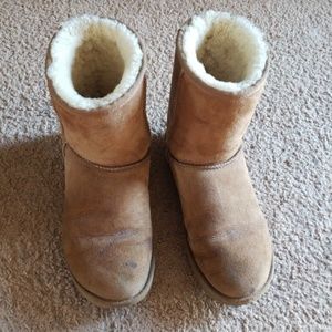 ❄️☃️ UGG - Fur Boots - Camel - Size 8